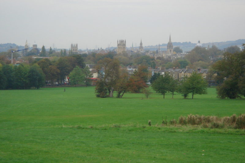 Stock Photo of Oxford from South Parks: FreeImages.com/p s